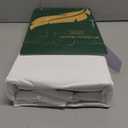 Ashton Sheets 100% Organic Cotton Sheets Twin Size - 3 PC Organic Cotton Twin Size Percale Weave Sheet Set, Soft, Cooling, Crisp & Breathable, 16" Deep Pocket Hotel Quality Bedding Set - White