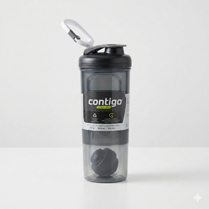 Contigo Fit Leak-Proof Shake & Go Mixer Bottle 28 oz Sake Color