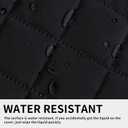ISSUNTEX Super Anti-Slip Couch Covers for 1 Cushion Couch Sofa, Water Resistant Sofa Cover Quilted Sofa Slipcover Furniture Protectors for Dogs, Pets, Kids (Chair, Black)