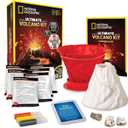 NATIONAL GEOGRAPHIC Ultimate Volcano Kit Erupting Volcano Science Kit for Kids, 3X More Eruptions, Pop Crystals Create Exciting Sounds, STEM Science & Educational Toys (One Size)