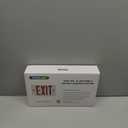 TANLUX Red Exit Sign, LED Emergency Exit Light with Battery Backup, UL Listed, AC 120/277V, Hardwired Exit Signs with Emergency Lights, Commercial Emergency Lights for Business - 1 Pack