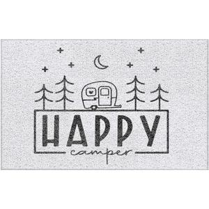 Camper Door Mat, Camping Doormat for RV Cabin Home Outdoor Indoor Entrance, Camping Welcome Mats for Front Door Porch Outside Entryway, 17x30 Inches (Travelling06)