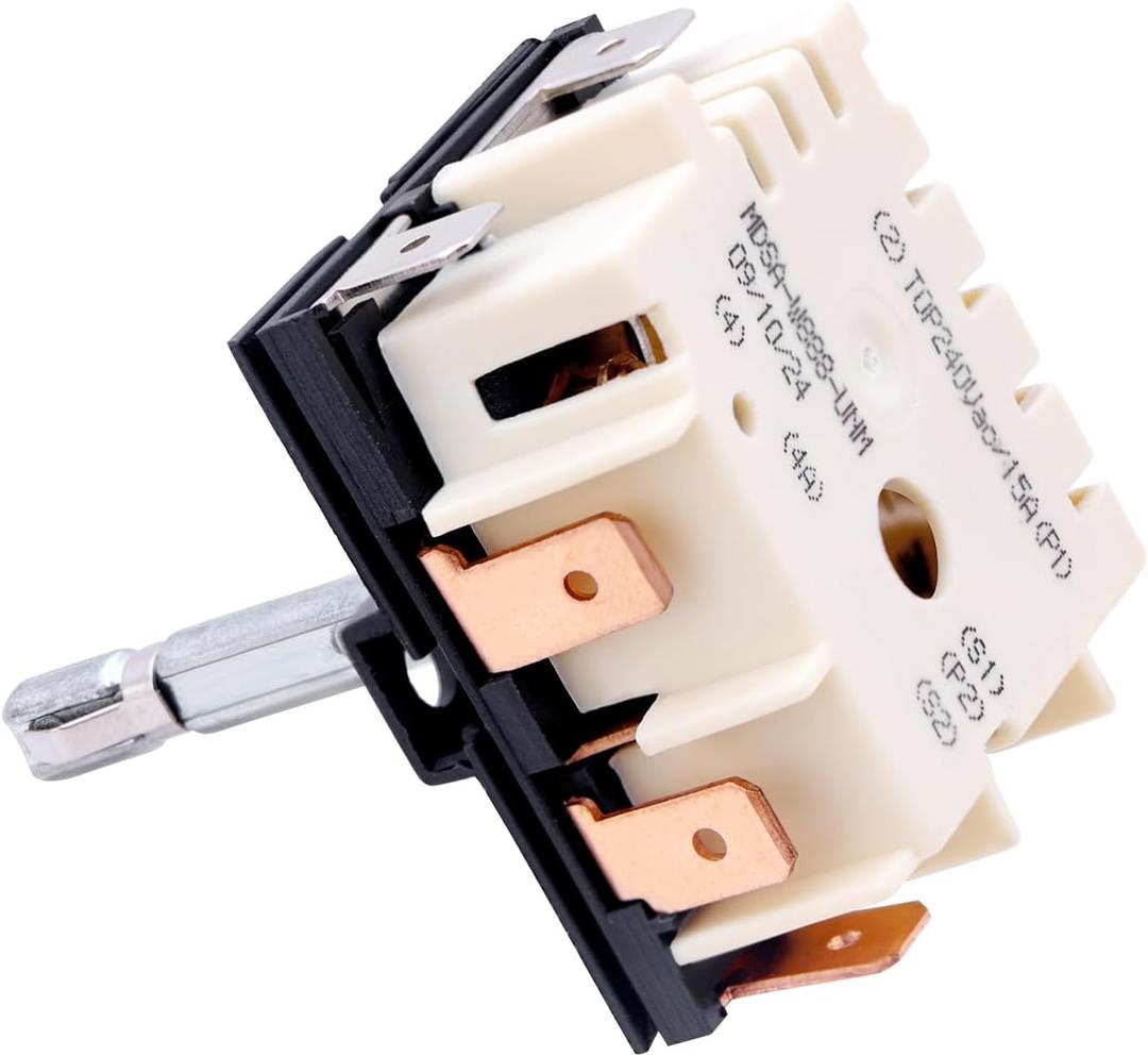 DG44-01002A Infinite Switch Energy Regulator  Replacement for Samsung Range Burner, Replaces 2087510, MDSA-W21-SKM, MDSA-W888-UNM, AP4337066, PS4240803