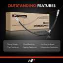 A-Premium Rear(Outer) Brake Hydraulic Hose Compatible with Mitsubishi Models - Lancer 2008 2009 2010 2011 2012 2013 2014 2015, 2.0L