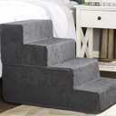 Ulax Furniture Foam Pet Steps Stairs Removable Step for Cats/Dogs Non-Slip Pet Stairs (4-Step