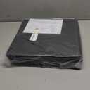 StorageWorks Black Storage Cubes, 13-inch Leather Bins with Handle, Cube Organizer Baskets for Shelves and Closet, Collapsible Storage Bins, 4-Pack