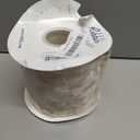 Ribbli Champagne Velvet Wired Ribbon 4 Inch Crushed Velvet Christmas Ribbon for Gift Wrapping Christmas Tree Decoration Crafts Wreaths Supplies-Continuous 10 Yards