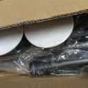 Black Tension Curtain Rod 41-166In, Extra Long Outdoor Curtain Rod