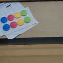 Dry Erase Calendar Whiteboard for Wall, 24"x18" Monthly White Board, Black