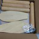 Bunny Chair for Ages 1.5-4 - Small Toddler Wooden Chair with 9.25" Seat Height, Solid Wood Rabbit Stool for Nursery, Playroom & Low Tables, Mini Kids Furniture - 1 Pack