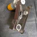 Mini Belt Sander, Electric Power Bench Belt Grinder, Adjustable Speed Electric Grinding Sanding Machine 