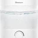 SimerSure Top Fill Humidifier, 2L Water Tank for Bedroom, 28H Long Lasting New White Air Humidifier for Large Room, Ultra Quiet 25dB Cool Mist for Baby, Plants, Office, Easy to Clean & Fill