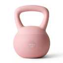 YOTTOY Soft Kettlebell,Kettlebell Anti-Slip Grip Weight for Home Workouts, Kettlebells Set Strength and Safety Guaranteed (Pink, 6 LB)