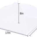 4 Pack Mesh Food Covers 17 inch, Large and Tall Food Covers, Pop-Up Mesh Food Covers Tent Umbrella for BBQs, Outdoors, Screen Tents, Parties Picnics, Fruit Cover