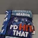 QUWOGY Hockey Gifts Blanket 60"x50" - Field Hockey Gifts for Boys - Hockey Gifts for Men - Hockey Lovers Gifts - Hockey Themed Gifts - Christmas/Birthday Gift Ideas for Hockey Lover