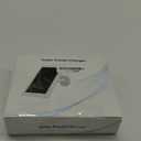 Solar Panel for Ring Camera, 4W Solar Charger Compatible with Ring Spotlight &Stick Up Outdoor Cam Battery, 10FT/3M Long Cable with USB-C to Ring Barrel Plug Adapter, Black (1pc, Black)