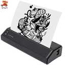 Tattoo Printer, 2500 mAh, Bluetooth+USB, Thermal Print Method, 210mm Paper width, MHT-P8008, Input Power 5V 2A