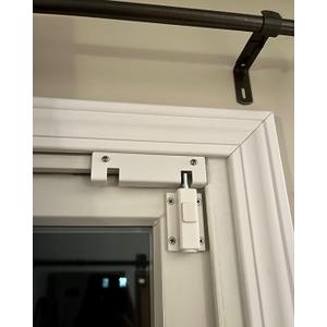 Sliding Door Security Lock - Sliding Patio Door Lock for Glass Doors, Child Safety Foot Locks (Sliding Glass Door Lock, 2, Count)