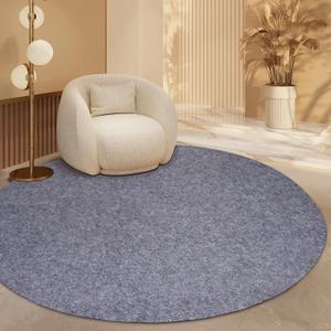 Waterproof Rug Pad Round 1/4Thick Waterproof Non-Slip Rug Pad Pad for Hardwood Floors Rug Pads for All Floors and Finishes, Keeps Carpets in Place Soft and Safe 3TF