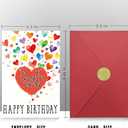 2 x birthday card for husband,Funny Birthday Cards for Men Women, Heartwarming Happy Birthday Card Gift for Favorite Person (02)