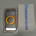 Privacy Case for iPhone 17 Pro with 360Stand [Built-in Anti Peeping Screen Protector] [Magnetic Ring ] Full Body Protective Phone 17Pro Cover 6.3", Orange