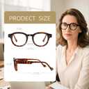 Round Reading Glasses for Women - Tortoise Reader - Vienna Readers