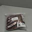 BLENCOT Women's Glitter Sequin Wide Leg Palazzo Pants High Waist Bell Bottoms Party Flared Trousers (X-Large, Brown)