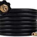 Camco Olympian 12-Foot RV Propane Supply Hose - Built-In Excess Flow Protection - Connects Motorhome to 20/30 lb Propane Tank - Soft-Nose POL x 1/4-Inch Inverted Flare (59035)