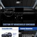 Windshield Sun Shade for Toyota RAV4 2026, Vehicle-Specific Design