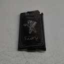 PUERSI Now Playing Vinyl Record Stand, Wooden Display Vinyl Holder Stand, Retro Now Spinning Record Accessories - Rustic Brown