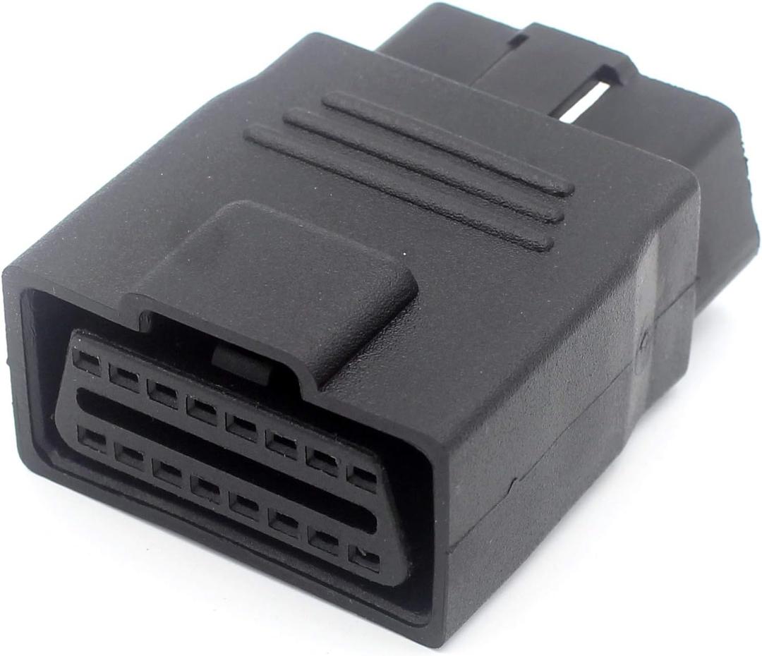 Full 16 Pin OBDII Male to Female Connector Adapter OBD2 Saver Tool for Car Repair Shop or Testing Institution
