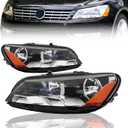 GXYWADY Replacement for Passat 2012-2015 Headlights Driver and Passenger Side 561941005D 561941006D