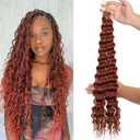 2 x CTRLALT Deep Wave Crochet Hair white Ocean Deep Wave Crochet Hair 16 Inch Curly Braiding Hair for Crochet Braids (16Inch 2pack white) (350)