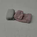 2-Pack Organic Changing Pad Covers for Girl, Boy, Neutral - 100% Cotton Changing Table Pad Cover, Soft Baby Nursery Diaper Changing Pad Sheets, Contour Changing Pads Liners, Change Pad Cover (Pastel)