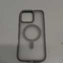 Magnetic Shockproof for iPhone 16 Pro Max Case with Screen Protectors & Camera Cover, [Compatible with MagSafe] [Military-Grade Drop Protection], Translucent Slim Cute Phone Case, Gray