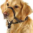 BARKLESS Soft Dog Head Collar, No Pull Training Tool for Medium Large Dogs on Walks, Gentle Halter for Heavy Pullers, Includes A Training Guide (L (Snout Cir: 8.5"-9.5"))