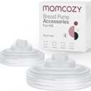 Momcozy M5 Diaphragm, Original Breast Pump Replacement Accessories for M5, 2PCS (White)