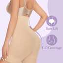 YADIFEN Tummy Control Shapewear Shorts Women Thigh Slimmer High Waisted Shapewear Women Girdles Shorts Shapewear Under Dress (Beige, M)