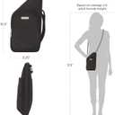 Travelon Anti-Theft Essentials Compact Crossbody Bag (Black)