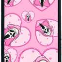 Phone Case Ghost Face You Like Scary Compatible with iPhone 15 Pink Movies Case Ghost Art Accessories Halloween Charm