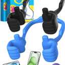 CALDEVER Easter Basket Stuffers for Teens Boys Girls Him Men Ideas: 2 Pack Thumbs Up Lazy Phone Stand Cell Phone Holder Easter Gifts for Kids Teenage Son Her Women Wife Adults Funny Cool Gadgets (Black & Blue)