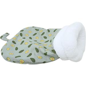 Cat Sleeping Bag Bed, Winter Soft Plush Sack Self Warming Cave Bed for Indoor Cats, 360°Wrap Comfortable Pet Snuggle Sack, Soft Plush Large