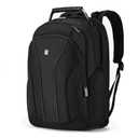 LEVEL8 Laptop Backpack, Work Backpack for Men Women, Travel Computer Bag for Business Fits 15.6" Laptop and Notebook - Black