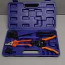 iCrimp Solar Crimping Tool Kit for Solar Panel Installation, All in One Solar Tool Set with Solar Crimper, Wire Cutter, Wire Stripper and Solar Connector Spanners
