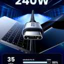 UGREEN 240W USB C to USB C Cable, Fast Charging USB C Cable for iPhone 17 Pro Max/16, Samsung Galaxy S25/S24, MacBook Pro/Air, iPad Pro/Air/Mini, Dell XPS, 6.6FT