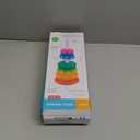 Baby Spinning Stacking Toys for Toddlers 1-3, Rainbow Ring Stacker Montessori Toys for Babies 6-12 Months, 1 2 3 One Year Old Girl Boy Christmas Birthday Gifts, Autism Sensory Learning Toy