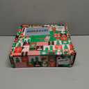 5 Ft Tinsel Christmas Tree with Timer 4 Modes 60 Warm White & Multi Color Change Lights 25 Ball Ornaments 3D Star Battery Operated Pop Up Artificial Tree Xmas Decoration Home Decor 