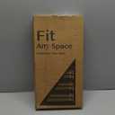 Bumusty 3-Tier Expandable Shoe Rack for Closet, 18-33 Adjustable Shoe Rack for Small Space, Small Shoe Organizer for Front Door, Sturdy Metal, Black