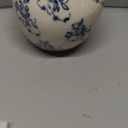 Blue and White Vase, 8 Inch Vintage Chinoiserie Ceramic Vase, Rustic Flower Vases Decorative Antique Vases for Home Decor, Retro Ice Cracked Porcelain Farmhouse Table Centerpieces Decor