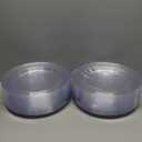 bUCLA 100Pieces Clear Plastic Plates -10.25inch Disposable Dinner Plates- Premium Weddings& Party Plates